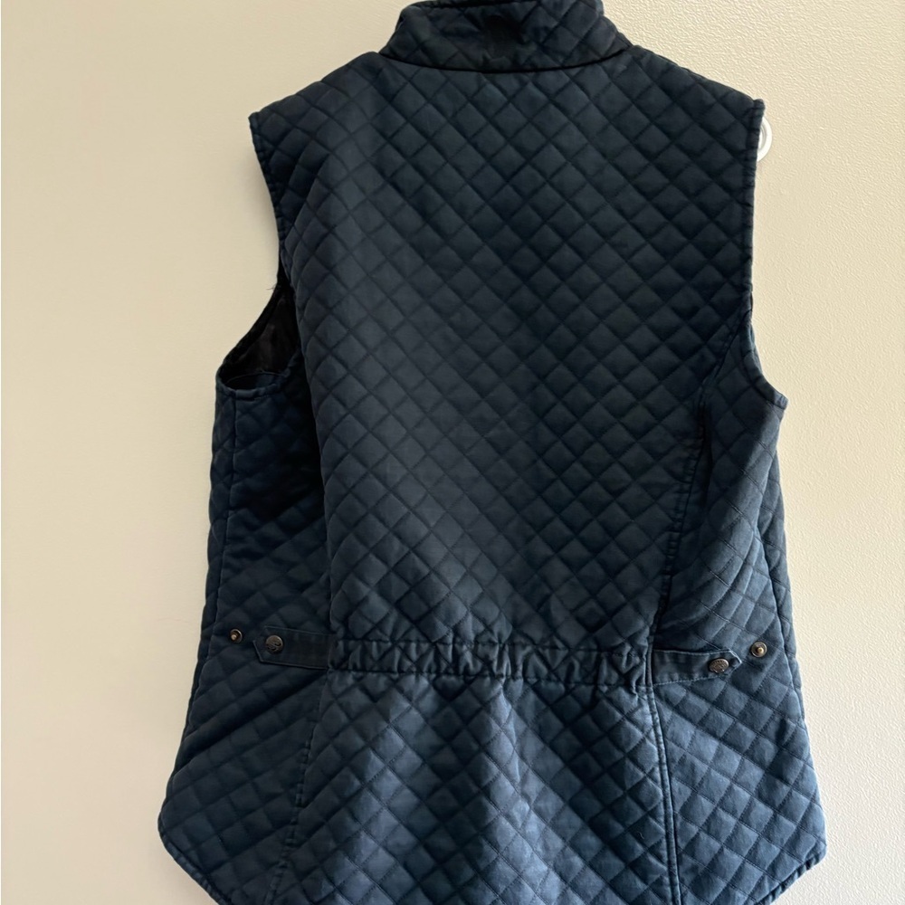 Outback Trading Company Blue Vest with Zipper Pockets - Picture 4 of 8